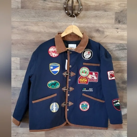 NWT Found Farmstead Quilt Patch Jacket S Brand new - Picture 2 of 4
